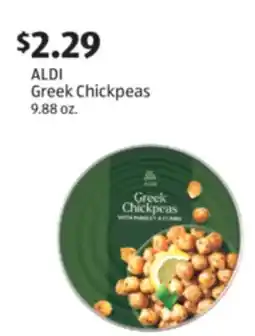 Aldi ALDI Greek Chickpeas offer