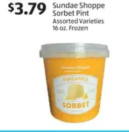 Aldi Sundae Shoppe Sorbet Pint offer