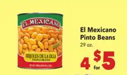Vallarta Supermarkets El Mexicano Pinto Beans offer