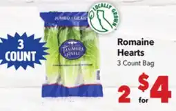 Vallarta Supermarkets Romaine Hearts offer