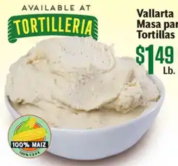 Vallarta Supermarkets Vallarta Masa para Tortillas offer