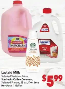 Vallarta Supermarkets Lactaid Milk offer
