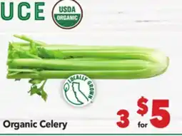 Vallarta Supermarkets Organic Celery offer