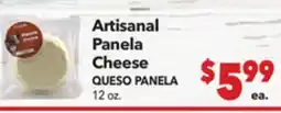 Vallarta Supermarkets Artisanal Panela Cheese / QUESO PANELA offer