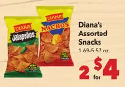 Vallarta Supermarkets Diana's Assorted Snacks offer