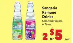 Vallarta Supermarkets Sangaria Ramune Drinks offer