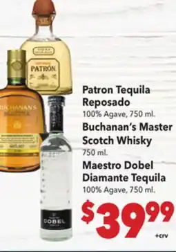 Vallarta Supermarkets Patron Tequila Reposado offer