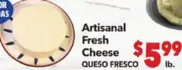 Vallarta Supermarkets Artisanal Fresh Cheese / QUESO FRESCO offer