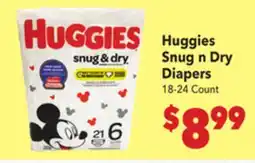 Vallarta Supermarkets Huggies Snug n Dry Diapers offer