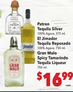 Vallarta Supermarkets Patron Tequila Silver offer