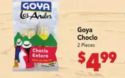 Vallarta Supermarkets Goya Choclo offer