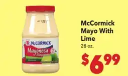 Vallarta Supermarkets McCormick Mayo With Lime offer