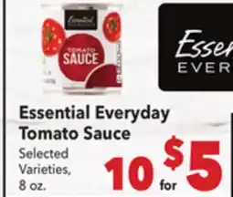 Vallarta Supermarkets Essential Everyday Tomato Sauce offer