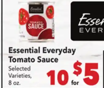 Vallarta Supermarkets Essential Everyday Tomato Sauce offer