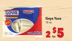 Vallarta Supermarkets Goya Yuca offer