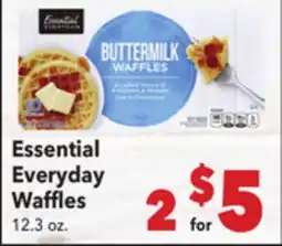 Vallarta Supermarkets Essential Everyday Waffles offer