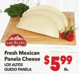 Vallarta Supermarkets Fresh Mexican Panela Cheese / LOS ALTOS QUESO PANELA offer