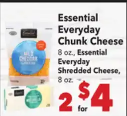 Vallarta Supermarkets Essential Everyday Chunk Cheese offer