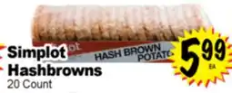 Superior Grocers Simplot Hashbrowns offer