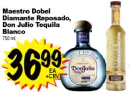 Superior Grocers Maestro Dobel Diamante Reposado, Don Julio Tequila Blanco offer