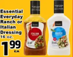 Superior Grocers Essential Everyday Ranch or Italian Dressing offer