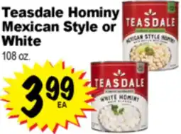 Superior Grocers Teasdale Hominy Mexican Style or Mexican or White White offer