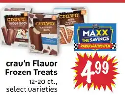 Foodmaxx crav'n Flavor Frozen Treats offer