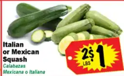 Superior Grocers Italian or Mexican Squash offer