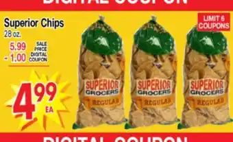 Superior Grocers Superior Chips offer