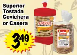 Superior Grocers Superior Tostada Cevichera or Casera offer