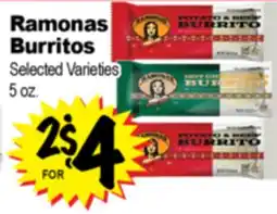Superior Grocers Ramonas Burritos offer