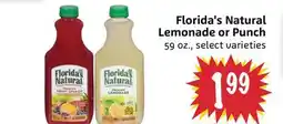 Foodmaxx Florida's Natural Lemonade or Punch offer