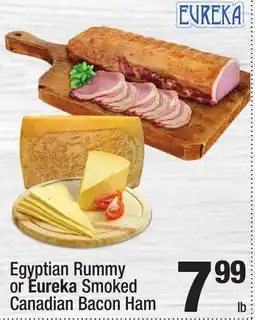 Super King Markets Egyptian Rummy or Eureka Smoked Canadian Bacon Ham offer