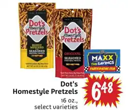 Foodmaxx Dot's Homestyle Pretzels offer