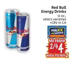Foodmaxx Red Bull Energy Drinks offer