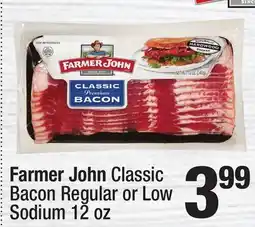Super King Markets Farmer John Classic Bacon Regular or Low Sodium offer