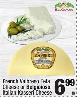 Super King Markets French Valbreso Feta Cheese or Belgioioso Italian Kasseri Cheese offer