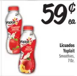 El Super Fresh Yoplait Smoothies offer