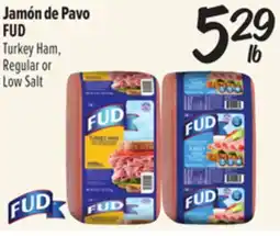 El Super Fresh FUD Turkey Ham, Regular or Low Salt offer