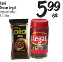 El Super Fresh Oro or Legal Instant Coffee offer