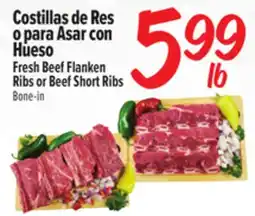 El Super Fresh Fresh Beef Flanken Ribs or Beef Short Ribs offer