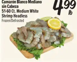 El Super Fresh Medium White Shrimp Headless offer
