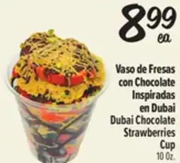 El Super Fresh Dubai Chocolate Strawberries Cup offer