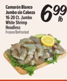 El Super Fresh Jumbo White Shrimp Headless offer