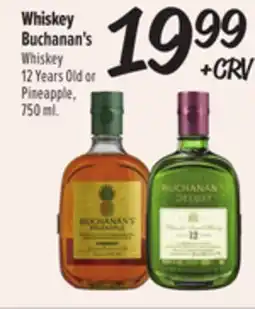 El Super Fresh Buchanan's Whiskey 12 Years Old or Pineapple offer