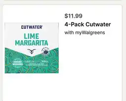 Walgreens 4-Pack Cutwater offer
