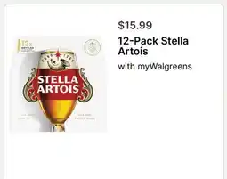 Walgreens 12-Pack Stella Artois offer
