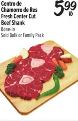El Super Fresh Center Cut Beef Shank offer