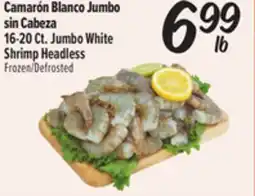 El Super 16-20 Ct. Jumbo White Shrimp Headless offer
