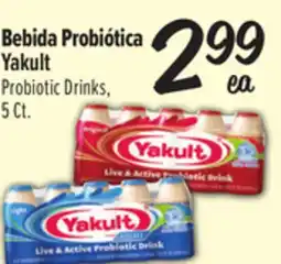 El Super Yakult Probiotic Drinks offer